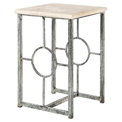 Hampton Stone Sled End Table