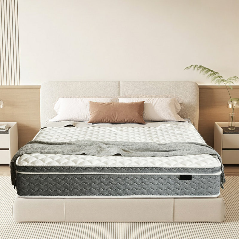 Hybrid Mattress Memory Foam & Pocket Springs, Pressure Relief & Edge Support – Certipur-US Certified, King