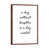 Classic Brown Wood Framed