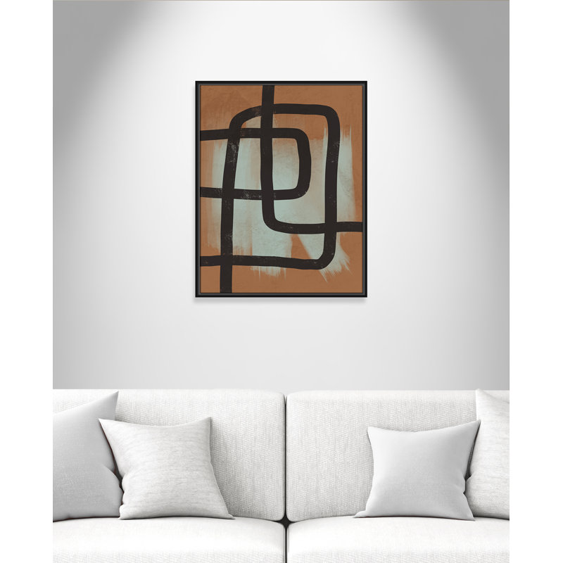 Many Paths Taken 2, 29.5" H x 23.5" W x 2" D, Black