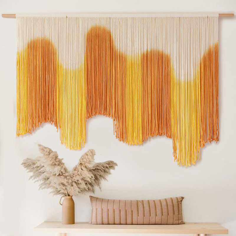 Macrame Wall Hanging, Yellow