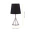 Lampe de table argentée 15,7 po Jceury-1887418106