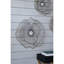 De 3 décorations murales florales en métal, transitionnel doré pour le couloir, entrée 3 fleurs, décor, vestibule, porche