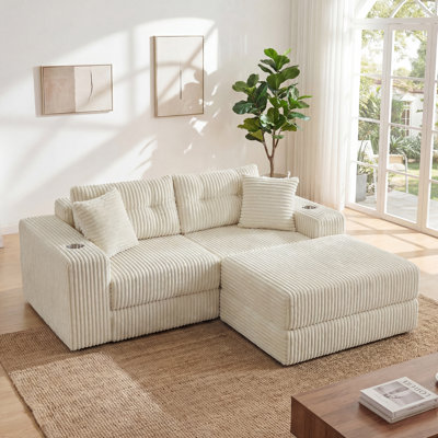 3 Seater Velvet Sofa