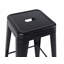 Tabouret à hauteur de comptoir 24 po, ensemble de 4 tabourets de bar en métal sans dossier, empilable, amovible et facile à assembler, pour économiser de l'espace pour un îlot de cuisine / bar / café / salle à manger-1619274577-1619274589-1619274598