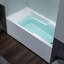 Baignoire de trempage en alcôve en acrylique avec drain et trop-plein 60 po x 30 po Flint, disponible en 5 finitions-49416749-90182512