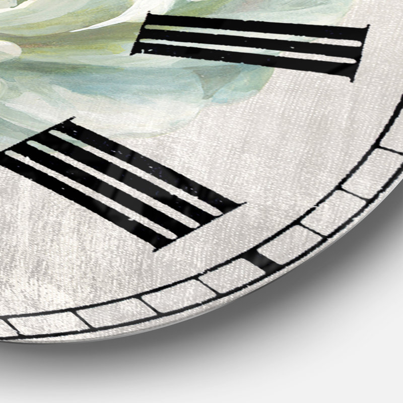 Swigart Country Flower Bouquet - Horloge murale chalet, Moyenne