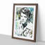 Burt Lancaster in Abstract - Picture Frame Graphic Art Print-55680656-55680658