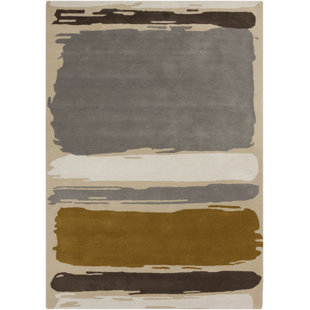 Wool Abstract Indoor Rug