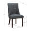 Chaise d'appoint de salle à manger rembourrée Ehrhart-504805188-504805189