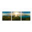 «Seychelles - View from Curiese Island» par Epic Portfolio, art mural en verre acrylique, ensemble de 3 pièces-102088265