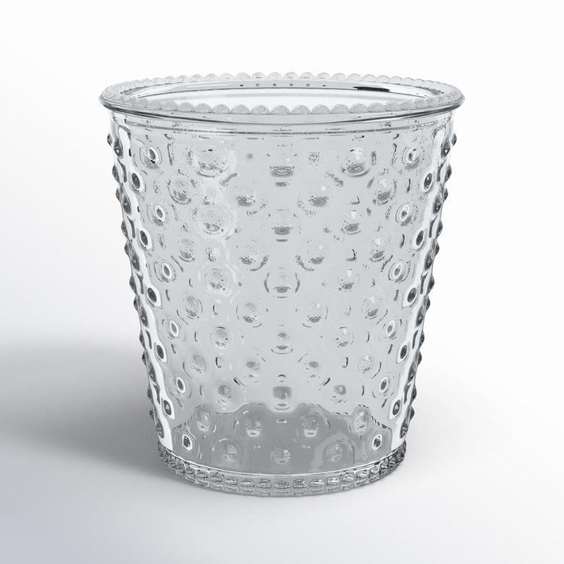 Handmade Glass Table Vase, 5" H x 4.75" W x 4.75" D