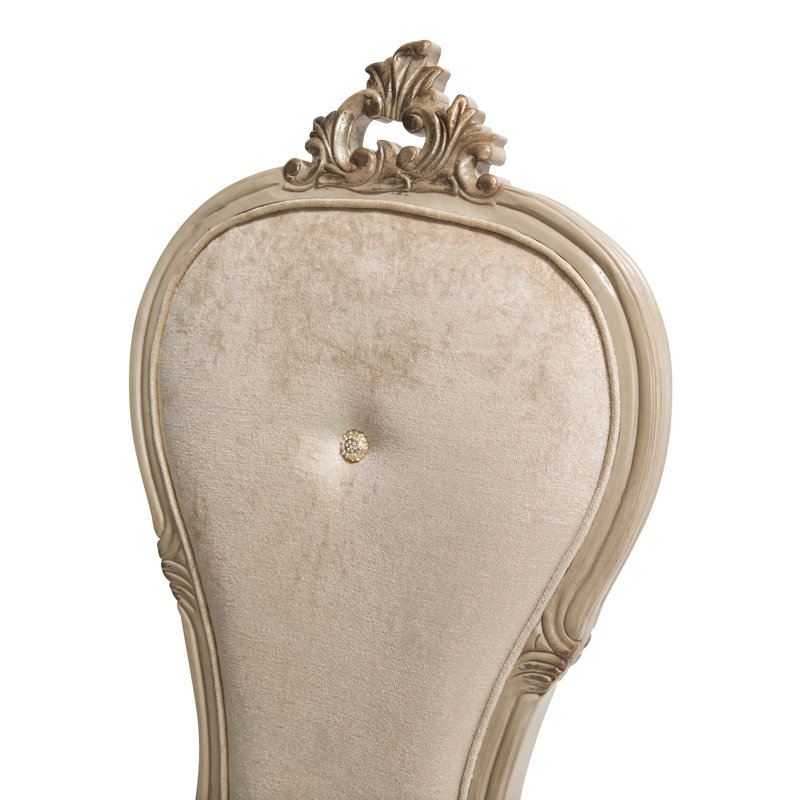 Platine De Royale Champagne Upholstered Dining Chair, Champagne