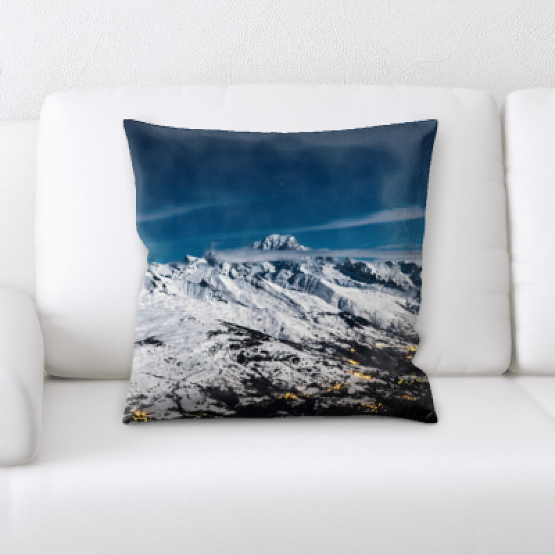 Microsuede Reversible Throw Pillow