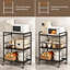 60 cm W Kitchen Cart with-1390660344