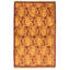 Tapis décoratif en laine de style persan rouge foncé de conception unique 3 pi 1 po x 5 pi noué à la main new age paki
