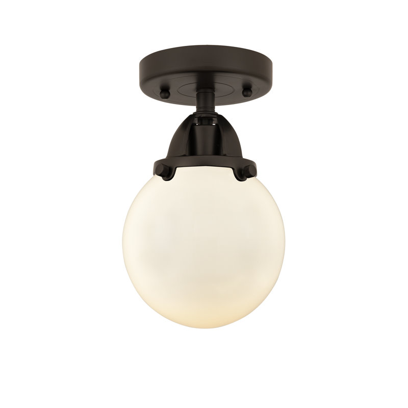Glass Semi Flush Mount, Led, No, Oil Rubbed Bronze