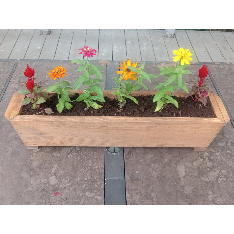 Anacelia Handmade Wood Planter Box