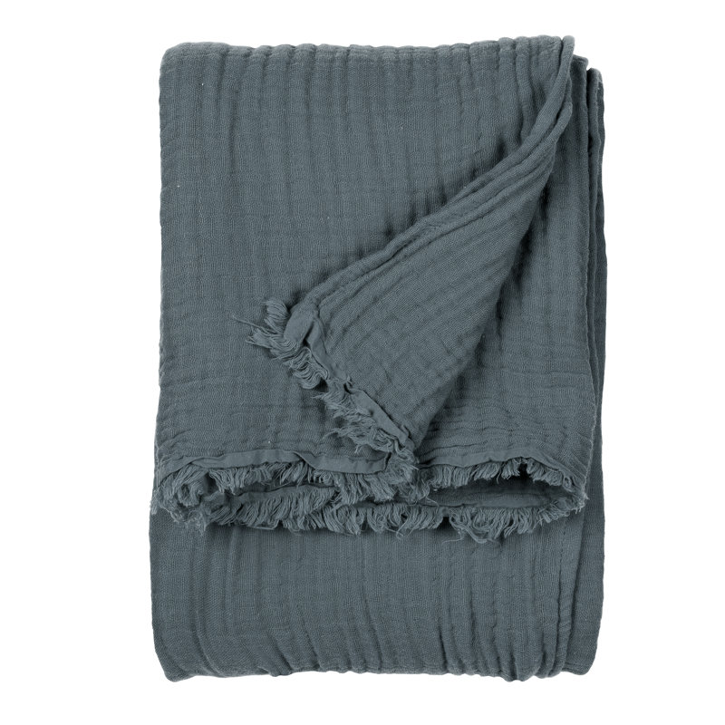 Lark Knitted Throw Blanket, Dusk