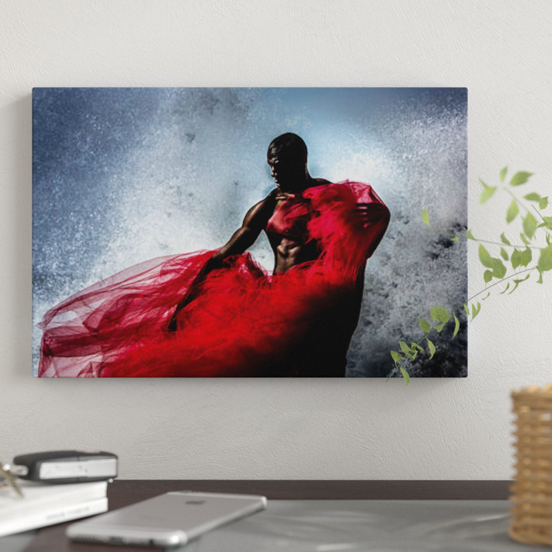 «Fire and Water», impression sur toile, H 8 po x l 12 po x P 0,75 po, Toile tendue, Pas de tapis