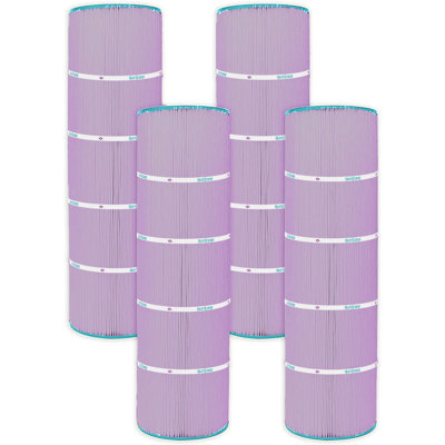 Hurricane Filters HF746804P Purple Spa Cartridge Replacement 4 Pack
