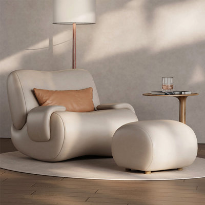 Chaise berçante de qualité supérieure avec structure en bois massif