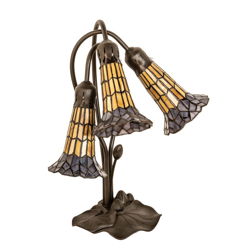 Anestis Table Lamp, Yellow/Purple