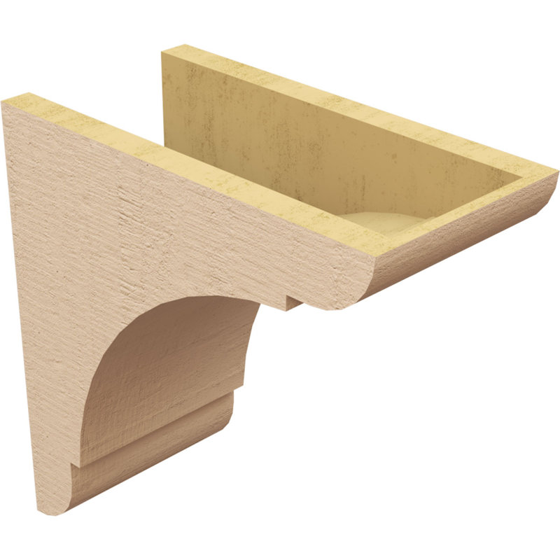 Bois de cèdre brut olympique TimberThane Corbel, brun clair apprêté, H 14 po x l 7 po x P 14 po