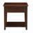 Malachi Walnut Finish End Table