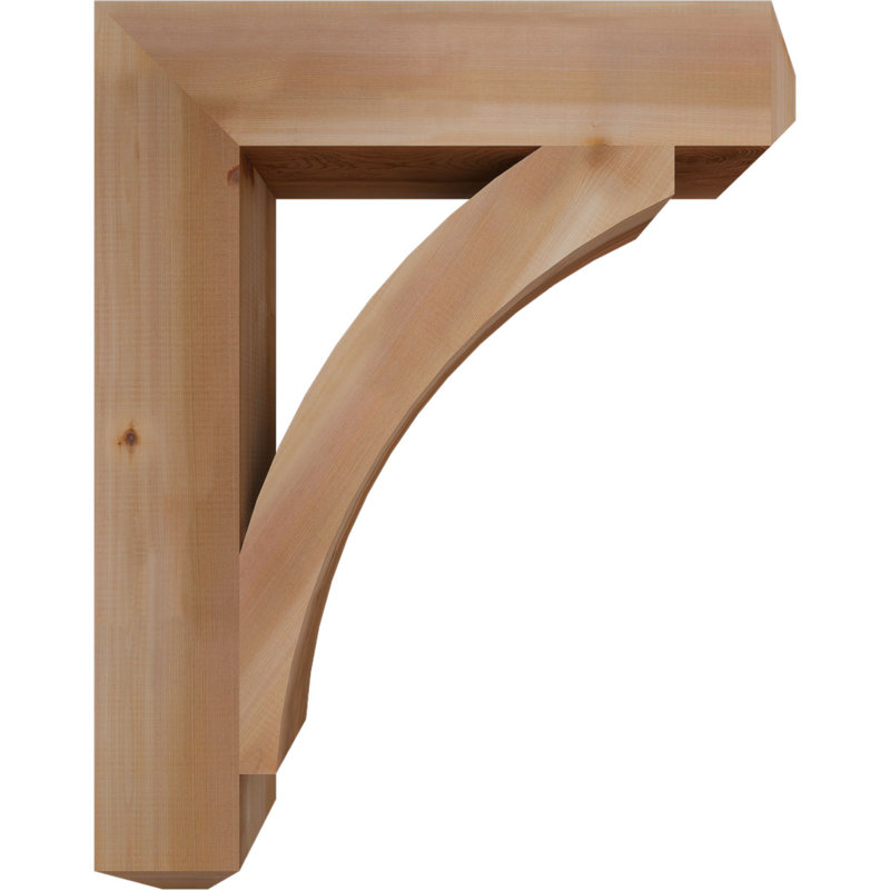 Support pour artisan Thorton, Cèdre rouge de l'Ouest (lisse), H 38 po x l 6 po x P 30 po