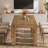 63-Inch Solid Wood Dining Table for 4 to 6, Farmhouse Dinner Table for Kitchen, Dining Room-134578938