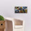  Art mural sur toile 24 "x 12" "domaine" par Pierre Gavidia