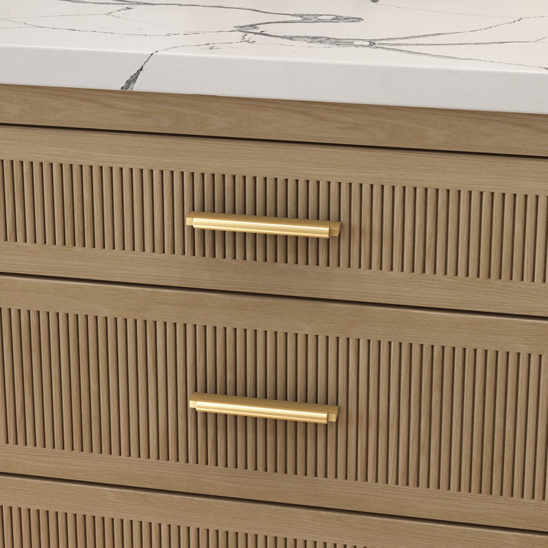4625 Modern Pull, Satin Brass