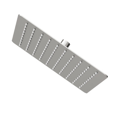 10-Inch Square Single-Spray Rain Shower Head