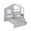 Lit simple avec canapé et tablette-1251528560