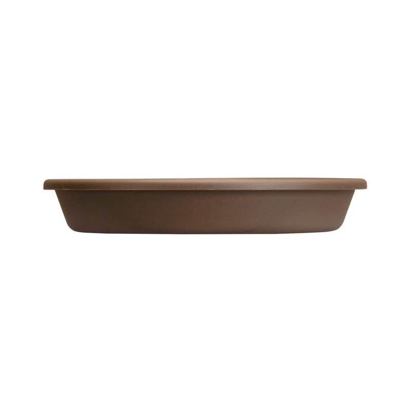 Pot Planter, 3" H x 21" W x 21" D, Brown