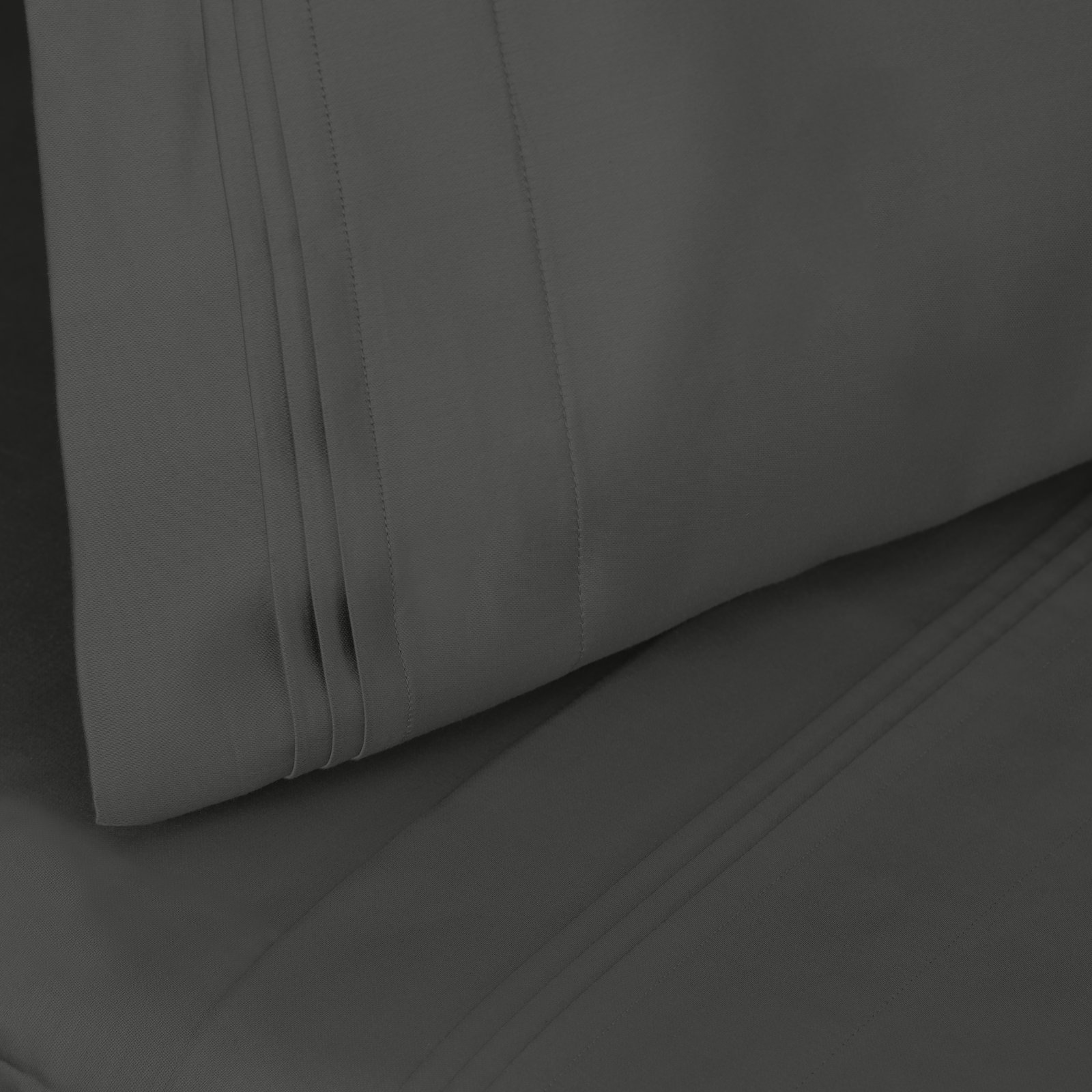 Arling Cotton Pillowcase, Standard Pillowcase, Gray