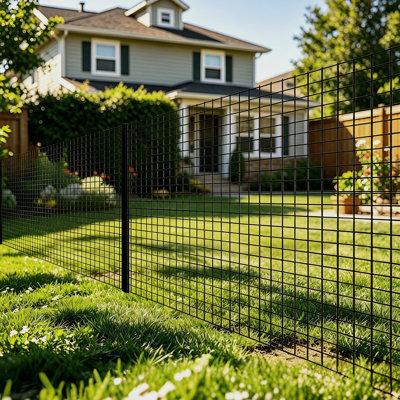 36In X 50Ft Black Vinyl Coated Hardware Cloth, 2"X3" 16 Gauge Welded Wire Fence