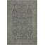 Tapis gris en laine noué à la main à motif damas de 8 pi 5 po x 11 pi 4 po Badami