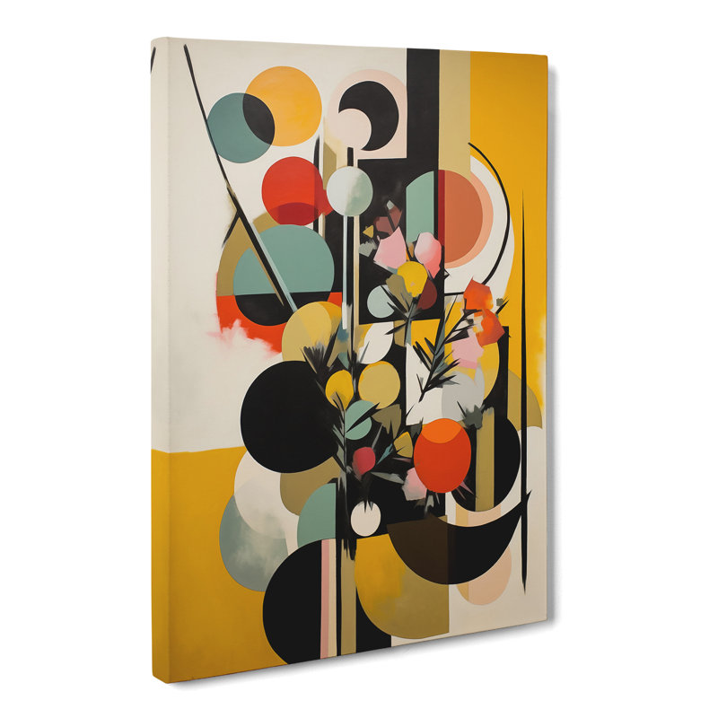 Bauhaus Flowers Vol.5 - Wrapped Canvas, 76cm H x 50cm W x 3cm D