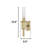 Gulshana Armed Sconce-997604104