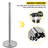 Steel and Iron Queue Barrier Post