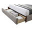 Lit en tissu gris Orane avec rangement-1034727406