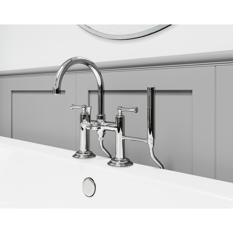 Bec de baignoire Tisbury, Chrome poli