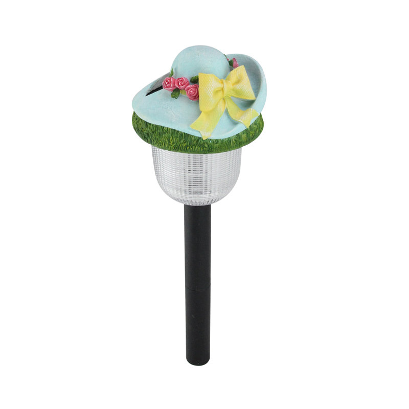 Rose Hat Garden Stake