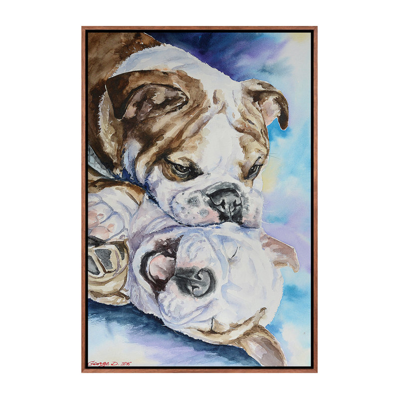 Animals, 40" H x 26" W x 1.5" D, Classic Wood Framed Canvas