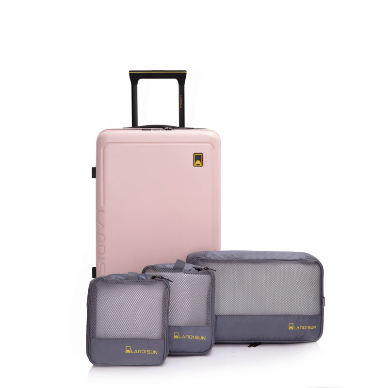 3 pièces, sac de rangement doublé, bagage trois pièces, valises à roulettes, valise de transport légère en ABS, valise rigide