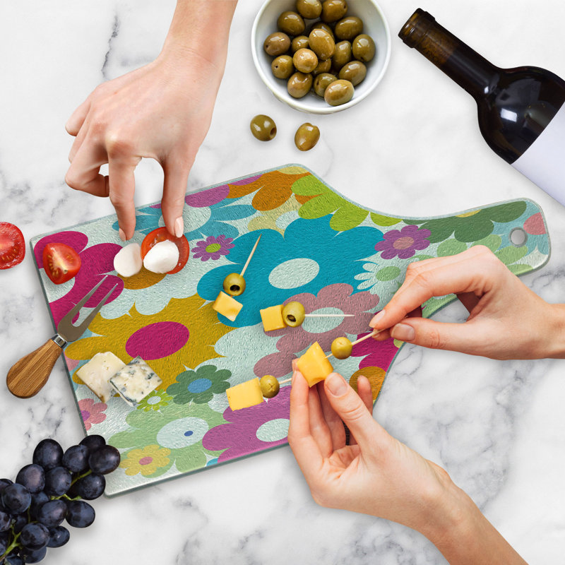 Multicolore planche à découper Ambesonne