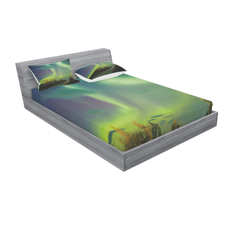 Microfiber Sheet Set, Queen Sheet Set with Fitted Sheet