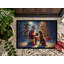 Paillasson Chesapeake Bay Retriever and Santa Claus-112753768